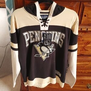 NWT NHL Old Time Hockey Pittsburgh Penguins Hoodie Youth XL